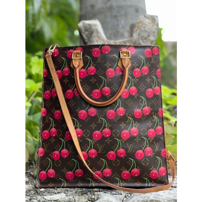 Louis Vuitton x Takashi Murakami Monogram Cherry Sac Plat Bag