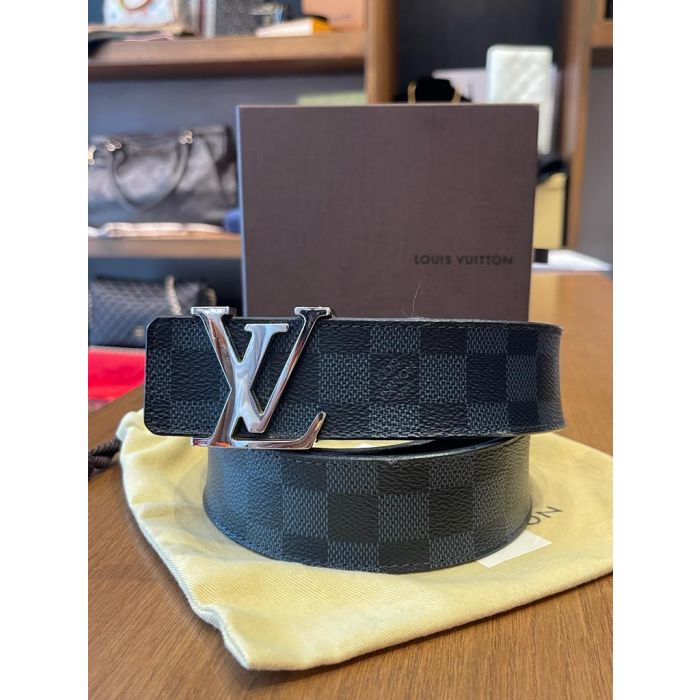 Cinturon Louis Vuitton Damier Graphite Initiales 40MM Moneyshop