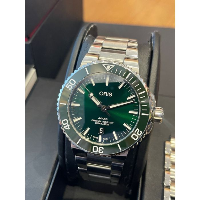 Oris Aquis Date Green Dial Hulk Automatico 43MM Moneyshop