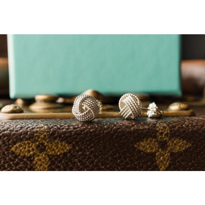 Aretes Tiffany Co Twist Knot Earrings Sterling Silver Moneyshop